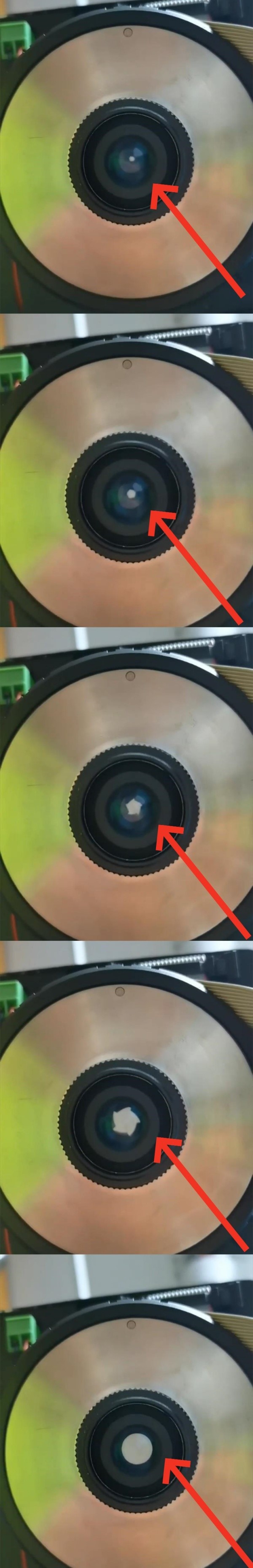 富士能鏡頭光圈控制示意圖 圖片關鍵詞